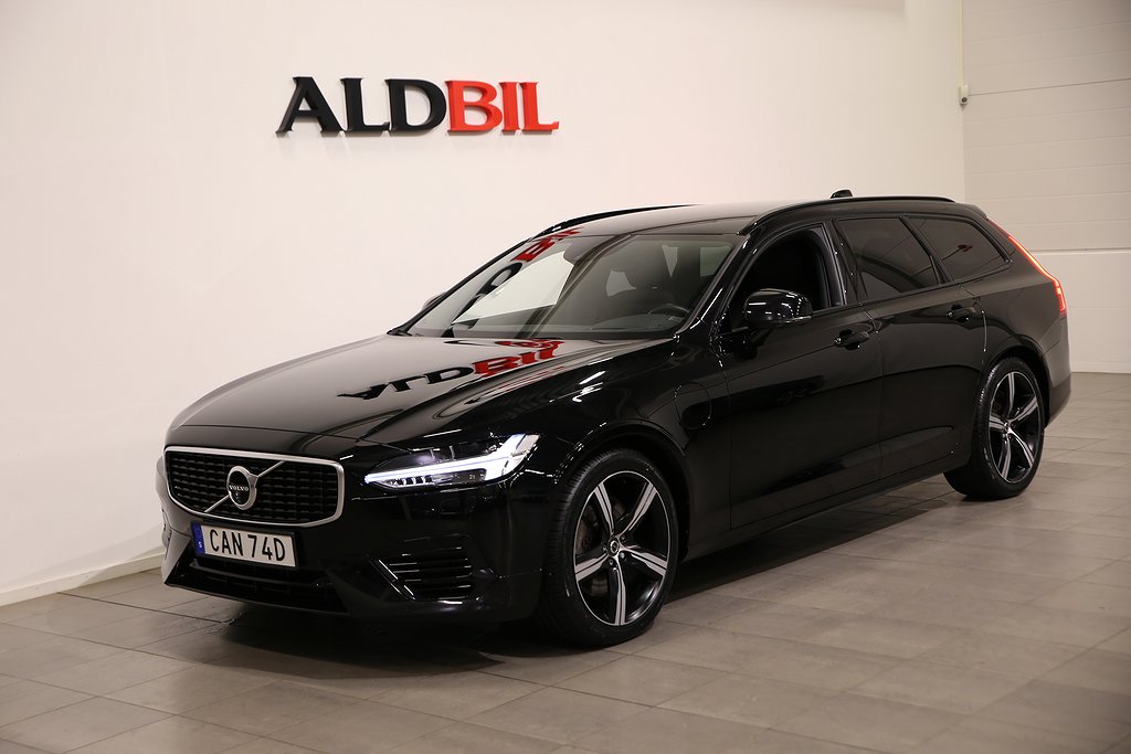 Volvo V90 Recharge T8 392hk AWD R-Design / Teknikpkt / Läder / 360°