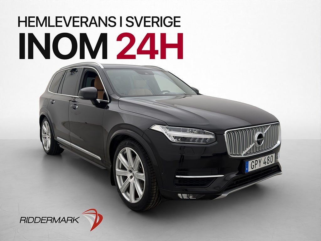 Volvo XC90 D5 AWD 7-Sits First Edition Pano B&W HUD Luft