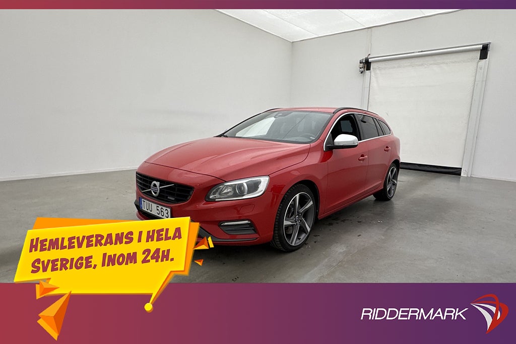Volvo V60 D5 215hk R-Design Värmare Rattvärme Skinn