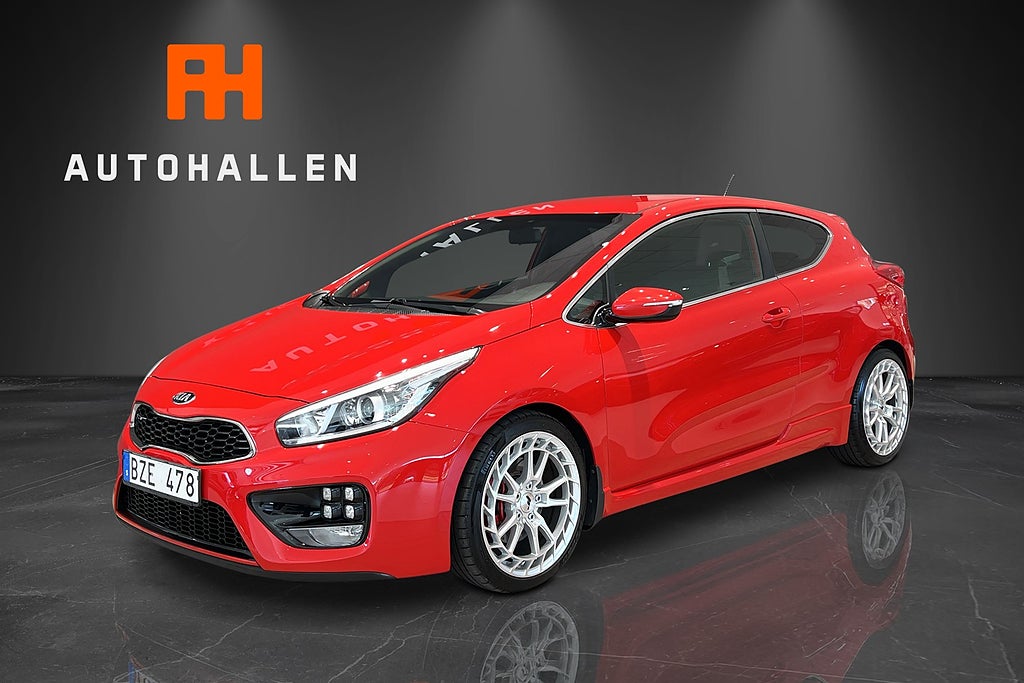 Kia Pro_Cee´d GT 1.6 GDI 204hk Ferrita / Japan Racing 18"
