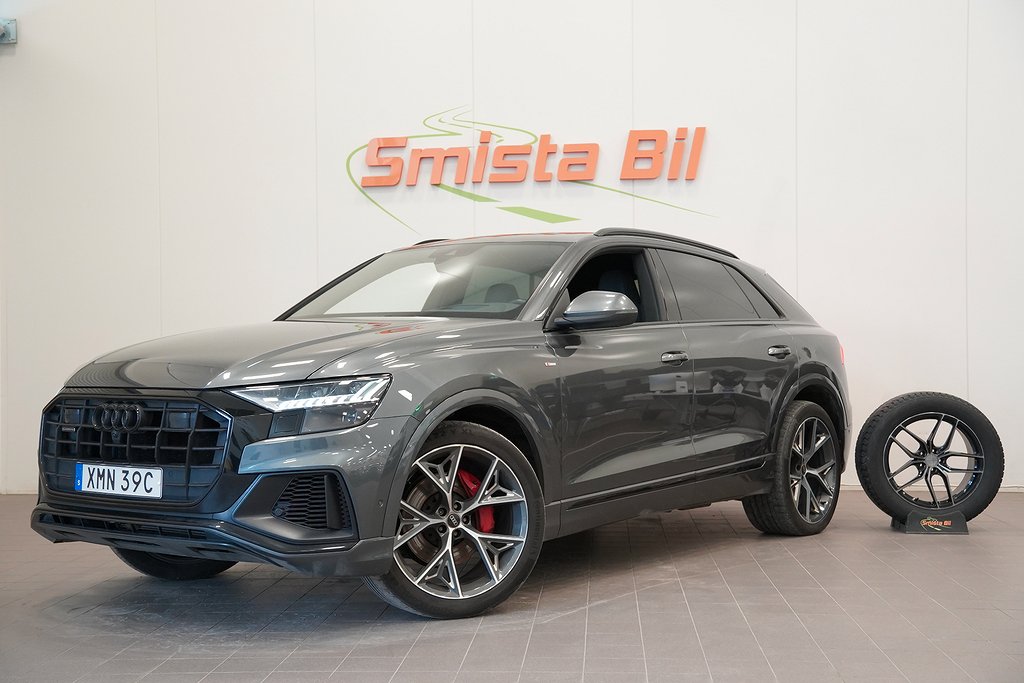 Audi Q8 50 TDI Q S-Line BLACK B&O PANO LUFT MATRIX 22' MOMS 286hk