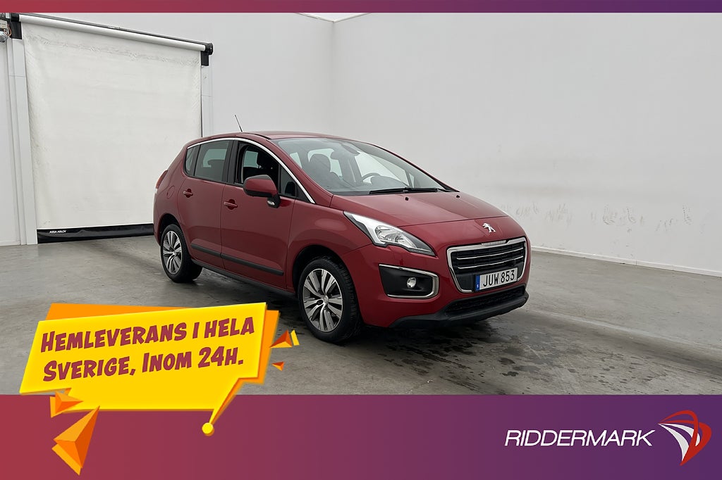 Peugeot 3008 1.6 BlueHDi Farthållare Dragkrok 0.41 l/mil