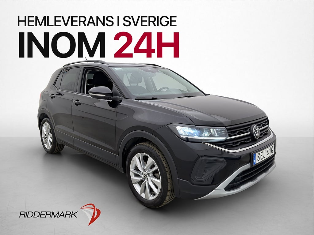 Volkswagen T-CROSS 1.0 TSI 116hk Life Kamera CarPlay MOMS