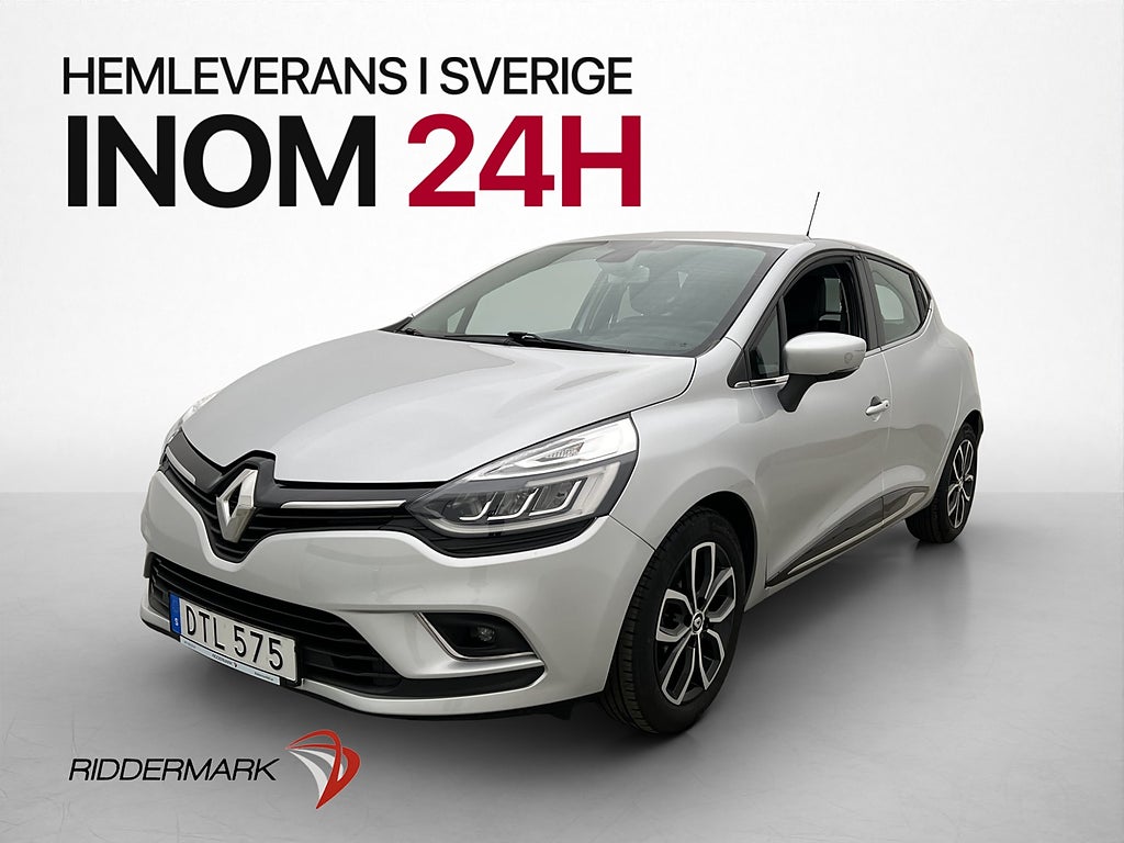 Renault Clio 0.9 TCe 90hk Intens Halvskinn Navi Bluetooth