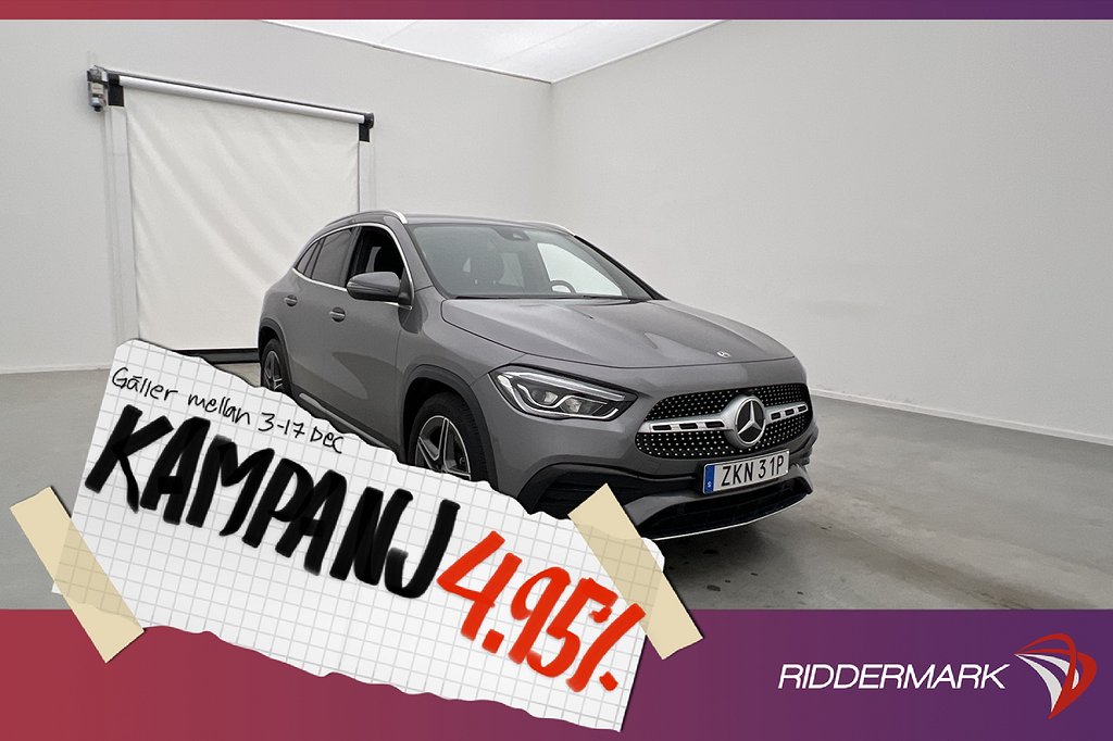 Mercedes-Benz GLA 200 163hk AMG Wide Kamera Na 4,95% Ränta