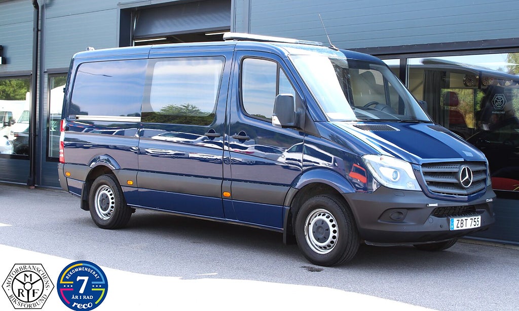 Mercedes-Benz Sprinter 316 Mixto, Inredning, 4 sits, Kamera, Navi, S&V-hjul