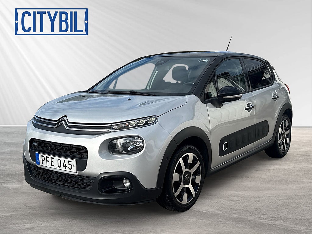 Citroën C3 1.2 PureTech 82hk Euro 6 Ny kamrem Panoramaglastak
