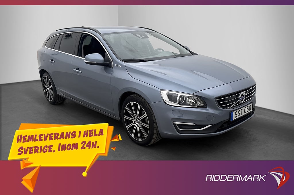 Volvo V60 D5 Plug-in AWD Classic Momentum VOC H/K Dragkrok