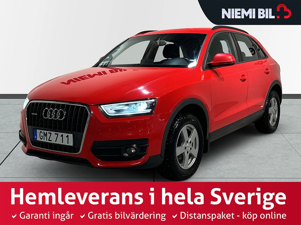 Audi Q3 2.0 TDI quattro Comfort Drag Mvärm Psens S/V-hjul