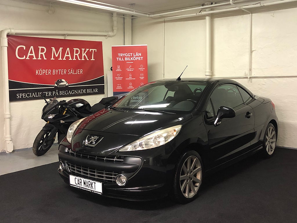 Peugeot 207 CC 1.6 VTi Plåtcab Roland Garros 10500 Mil