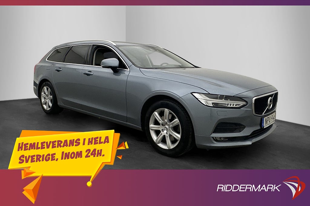 Volvo V90 D4 Momentum VOC Värmare Kamera Drag Navi BLIS