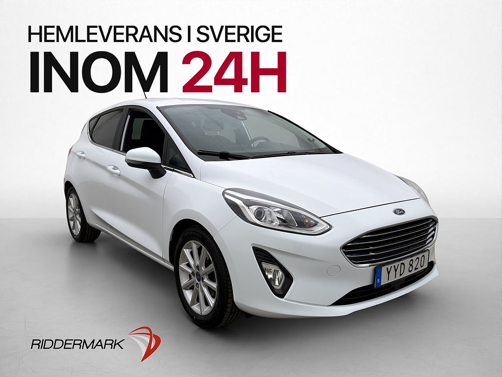 Ford Fiesta 1.0 100hk Titanium P-Sensorer Rattvärme Drag