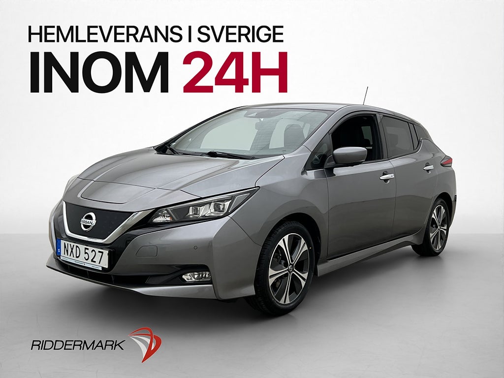 Nissan Leaf 150hk Tekna BOSE Värmepump 360° Navi Rattvärme