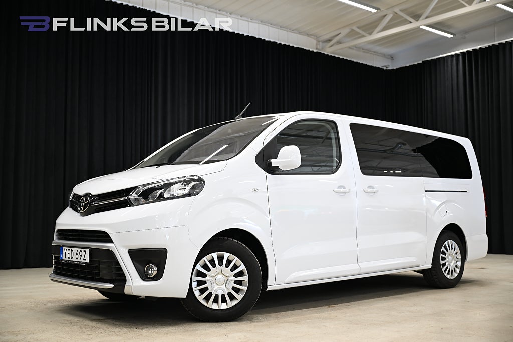 Toyota Proace Verso 2.0 D-4D 144HK Lång|9-Sits|Lågmil|EnÄgare|Dubbeldörr|