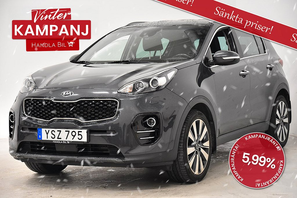 Kia Sportage 1.7 CRDi Aut KAMPANJ Advance Navi Drag SoV-ingår 141hk