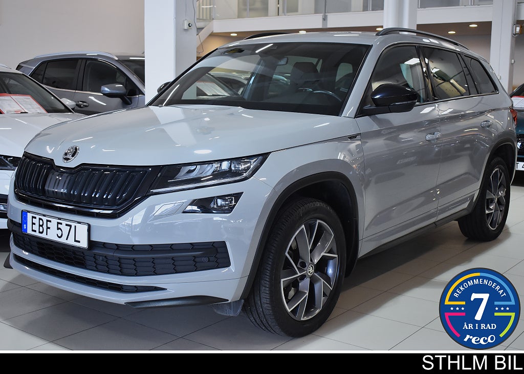 Skoda Kodiaq 2.0 TSI 4x4 SPORTLINE Drag Värmare 4.95% Ränta