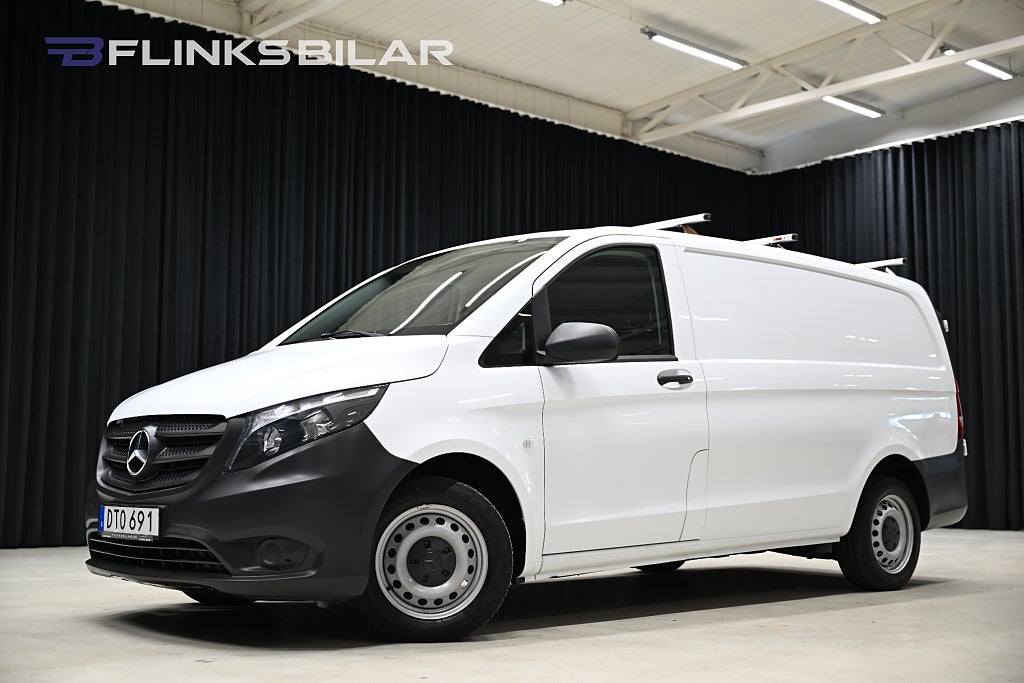Mercedes-Benz Vito 110 CDI 102HK Lång|Inredning|Drag|Värmare|Lågmil|Moms
