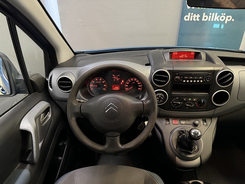 Citroën Berlingo Kombi 1.6 HDi 110 |5-SITS | 1 ÄGARE | DRAG | KAMREMBYTT