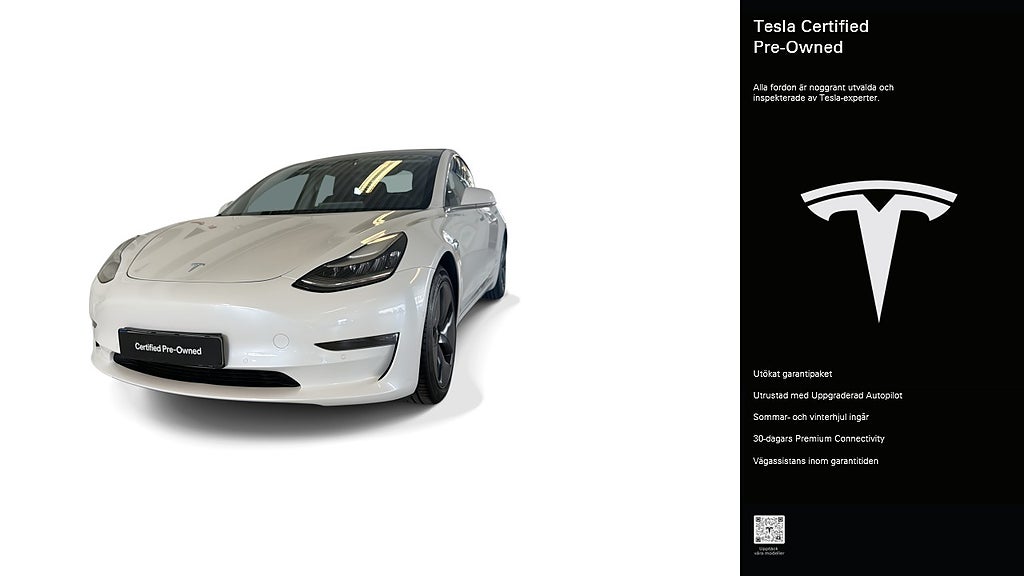 Tesla Model 3 Long Range AWD Certified Pre-Owned 3,84% ränta
