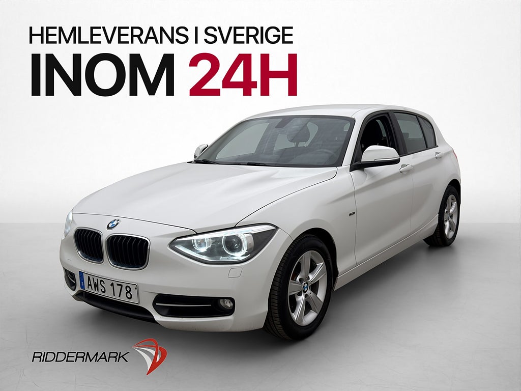 BMW 118 d 143hk Sport line Dragkrok Sensorer Bluetooth