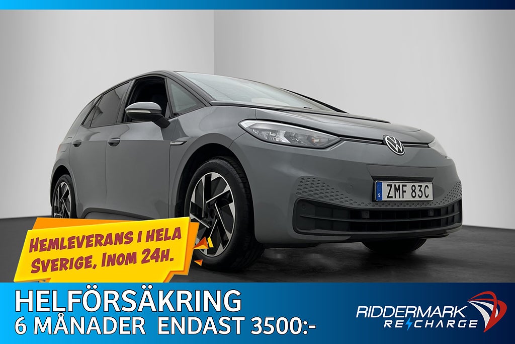 Volkswagen ID.3 Pro Performance Värmare CarPlay Ambient Navi