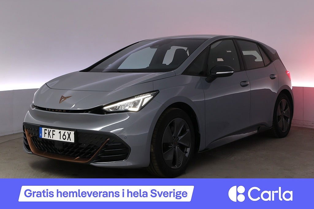 Cupra Born 58 Pilot M AdapFarth Navi Kamera CarPlay V-hjul