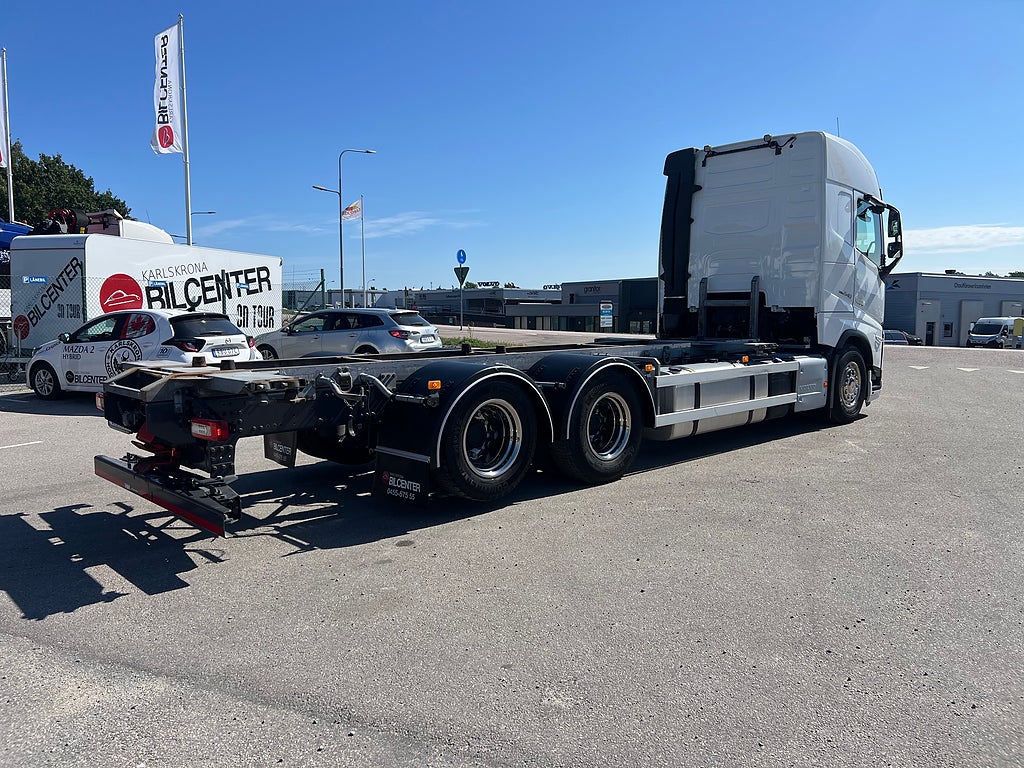 Volvo FH13 540 6x2 Containerede / Lösflaksbil, I-See