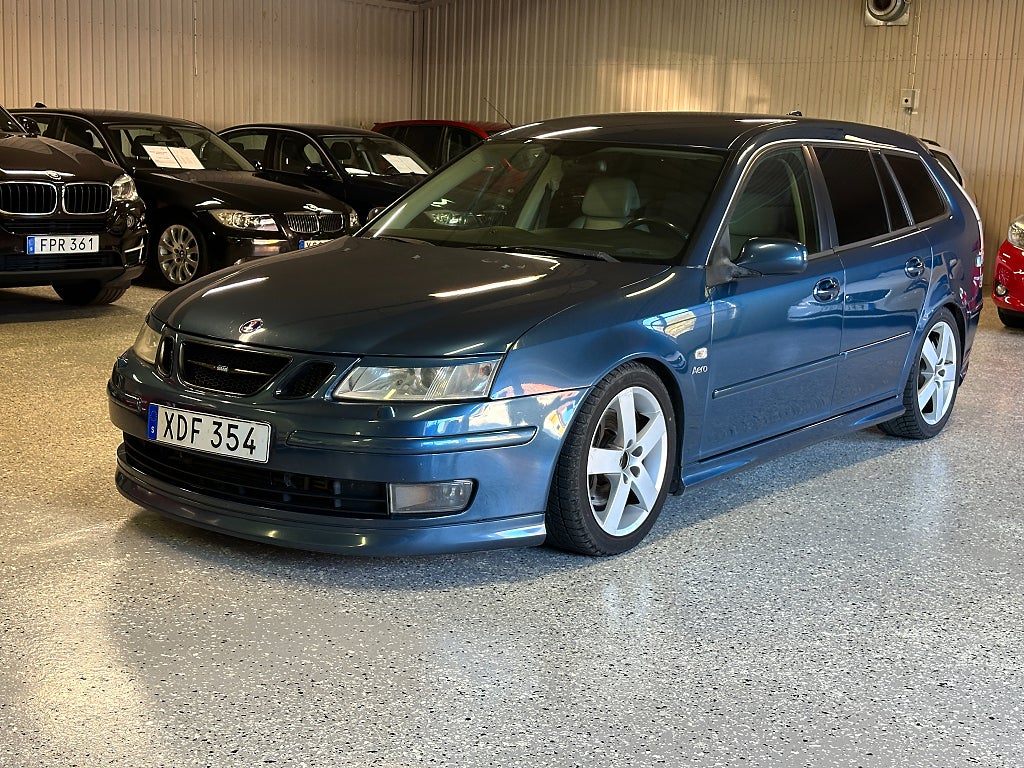 Saab 9-3 Aero SportCombi 2.8 Turbo V6  250hk Navi S+V SÅLD!*