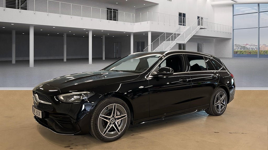 Mercedes-Benz C300 e  AMG Line | Dragkrok | Rattvärme | Backkamera | 
