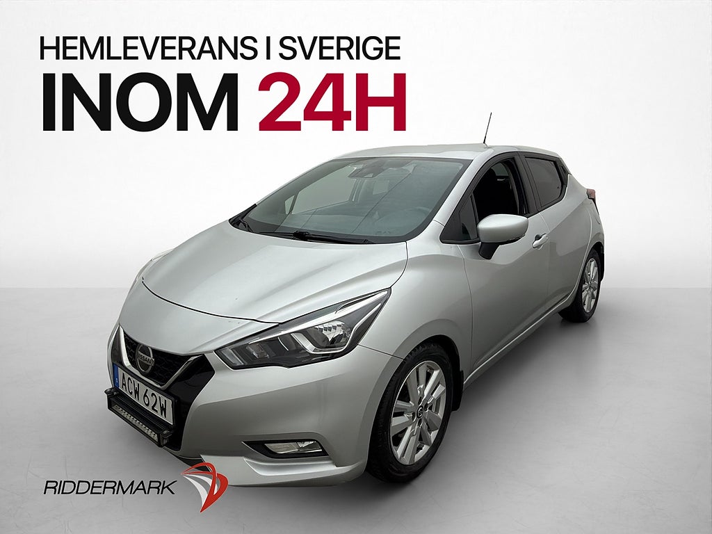 Nissan Micra 1.0 Endast 0,50l/mil LaneAssist ISOFIX Farthåll