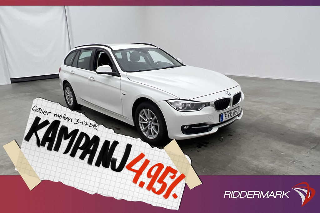 BMW 320 d xDrive Touring 184hk Sport line Sensor 4,95% Ränta