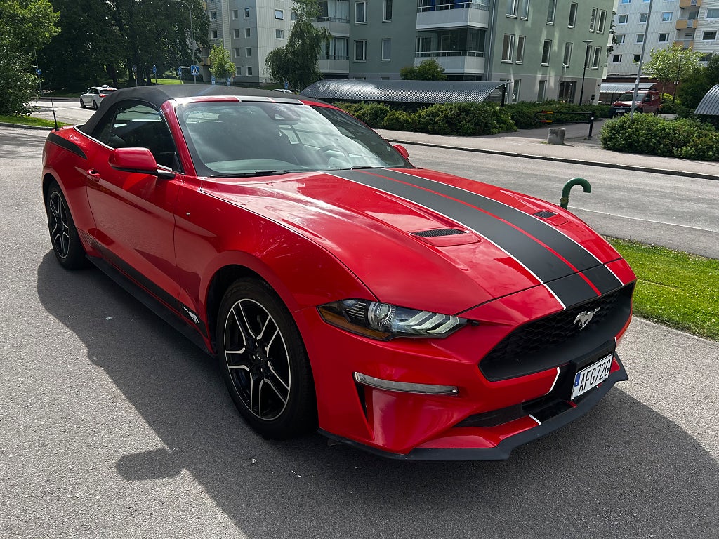 Ford Mustang EcoBoost Convertible SelectShift 314hk | Ny besiktad