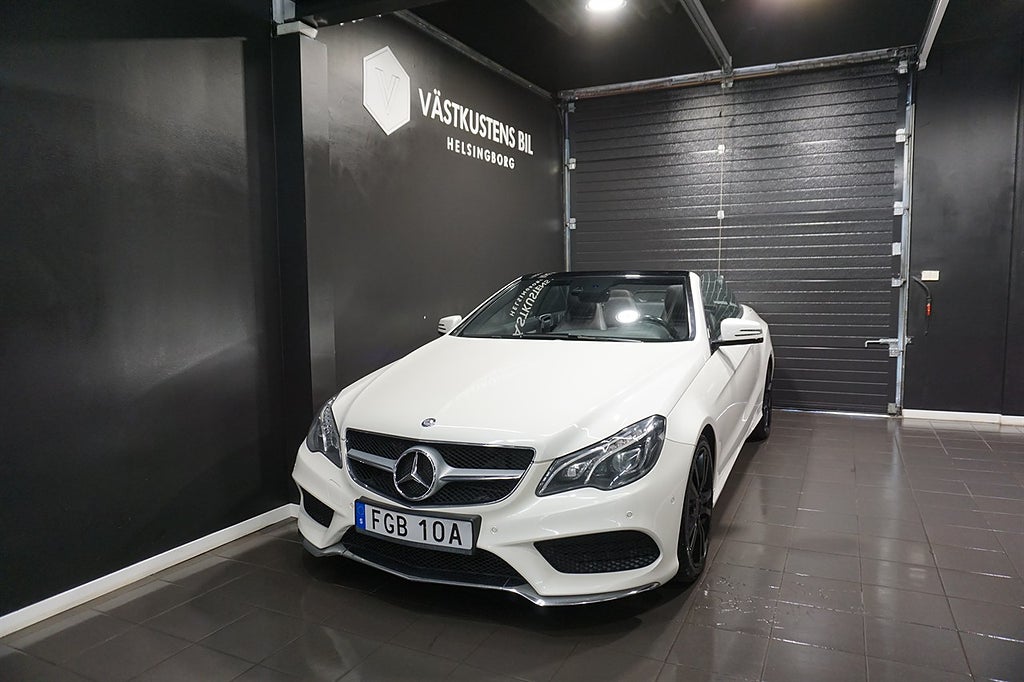 Mercedes-Benz E 350 BlueTC Cabriolet 7G-Tronic Plus, AMG, Full Utr, Se Spec 252h