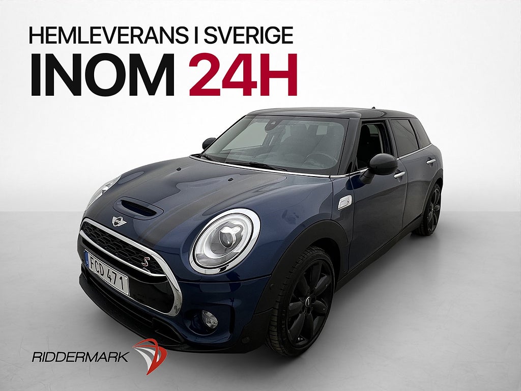 MINI Cooper S Clubman 192hk Pano 0.63l/mil låg skatt Välsköt