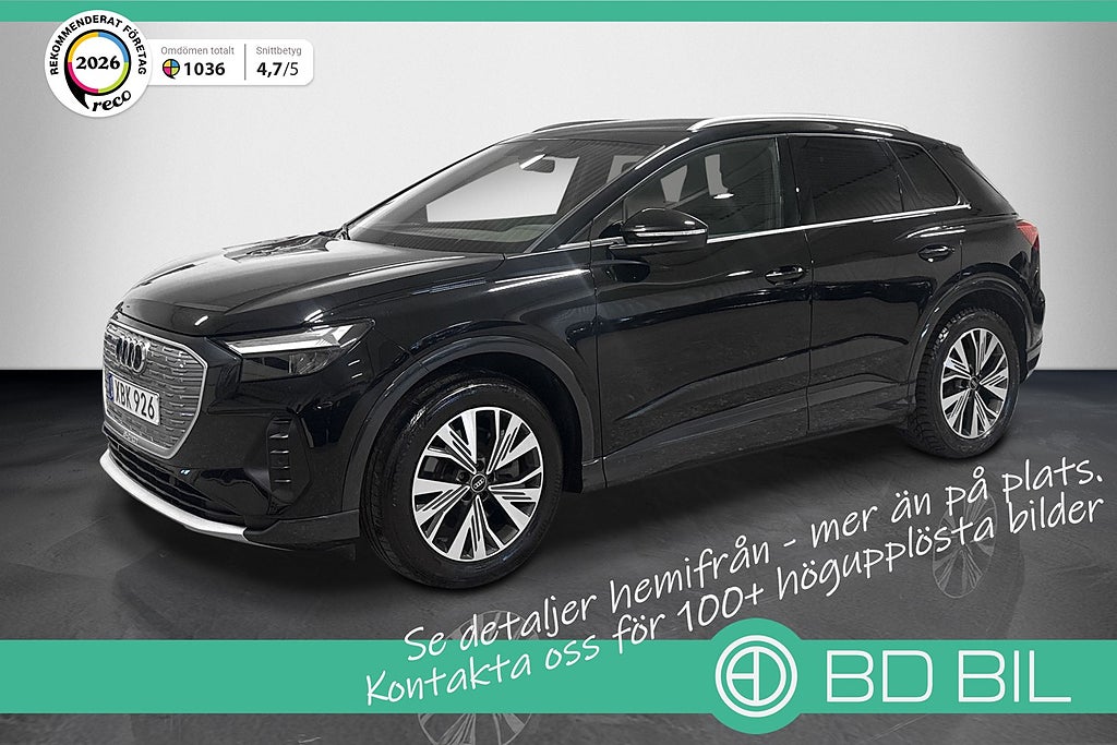 Audi Q4 E-Tron 40 KAMERA APPLY CARPLAY 1 BRUKARE MOMS