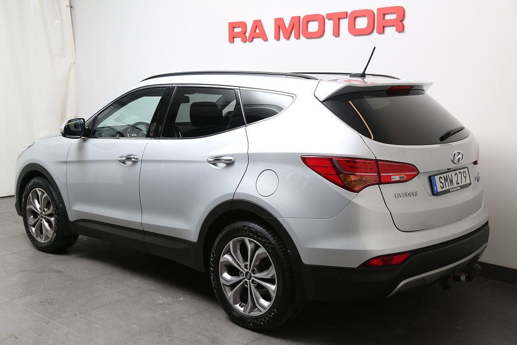 Hyundai Santa Fe 2,2 CRDi 197hk Premium 4WD Aut Pano Skinn Motorv Drag 2015