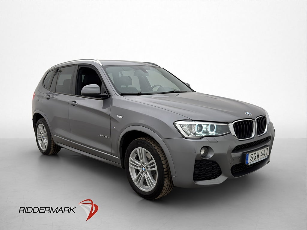 BMW X3 xDrive20d 190hk M Sport D-Värm Kamera Drag HiFi Navi