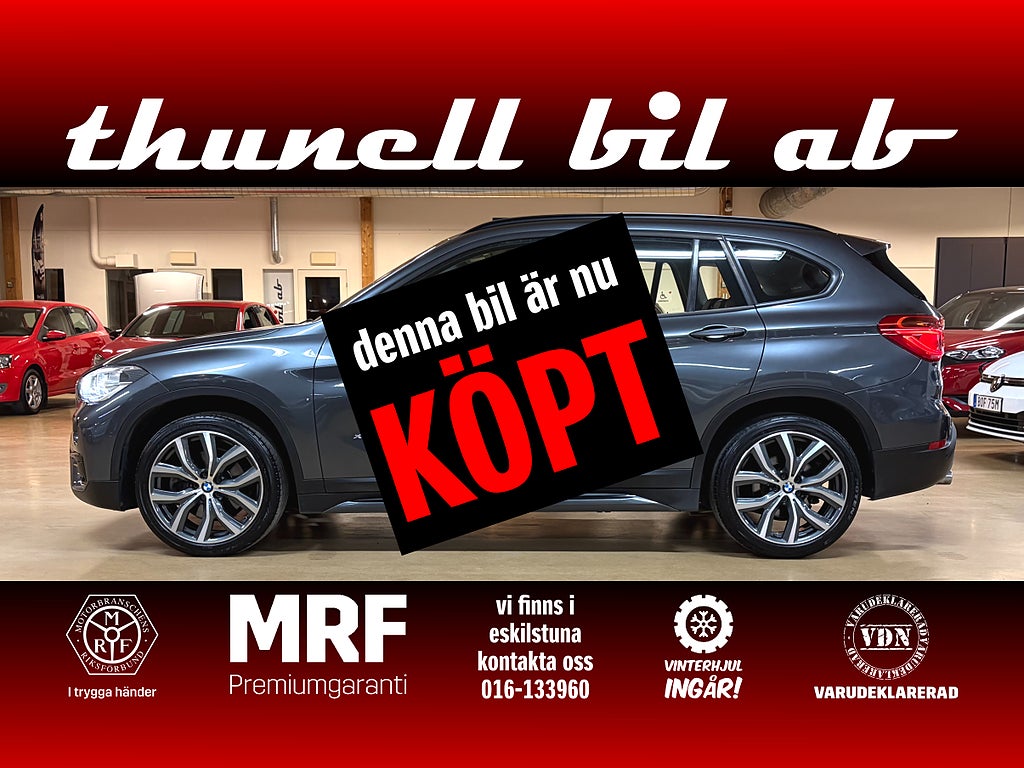 BMW X1 xDrive 20d Sport Line 190HK-VHJUL-DRAG-PANORAMA-KÖPT