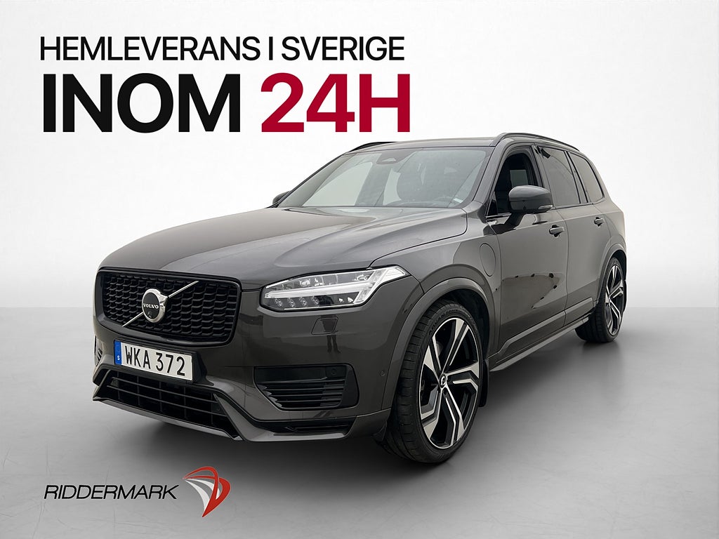 Volvo XC90 T8 Ultimate Dark Pano B&W Luft HUD 360° Värm MOMS