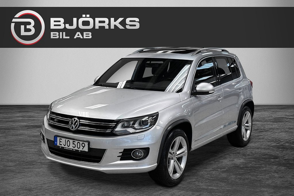 Volkswagen Tiguan 2.0 TDI 4M R-Line Pano Drag Värmare 184hk