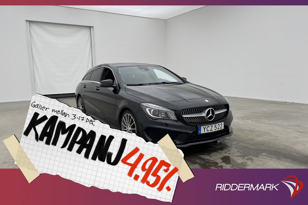 Mercedes-Benz CLA 220 d SB 177hk AMG Pano H/K 4,95% Ränta