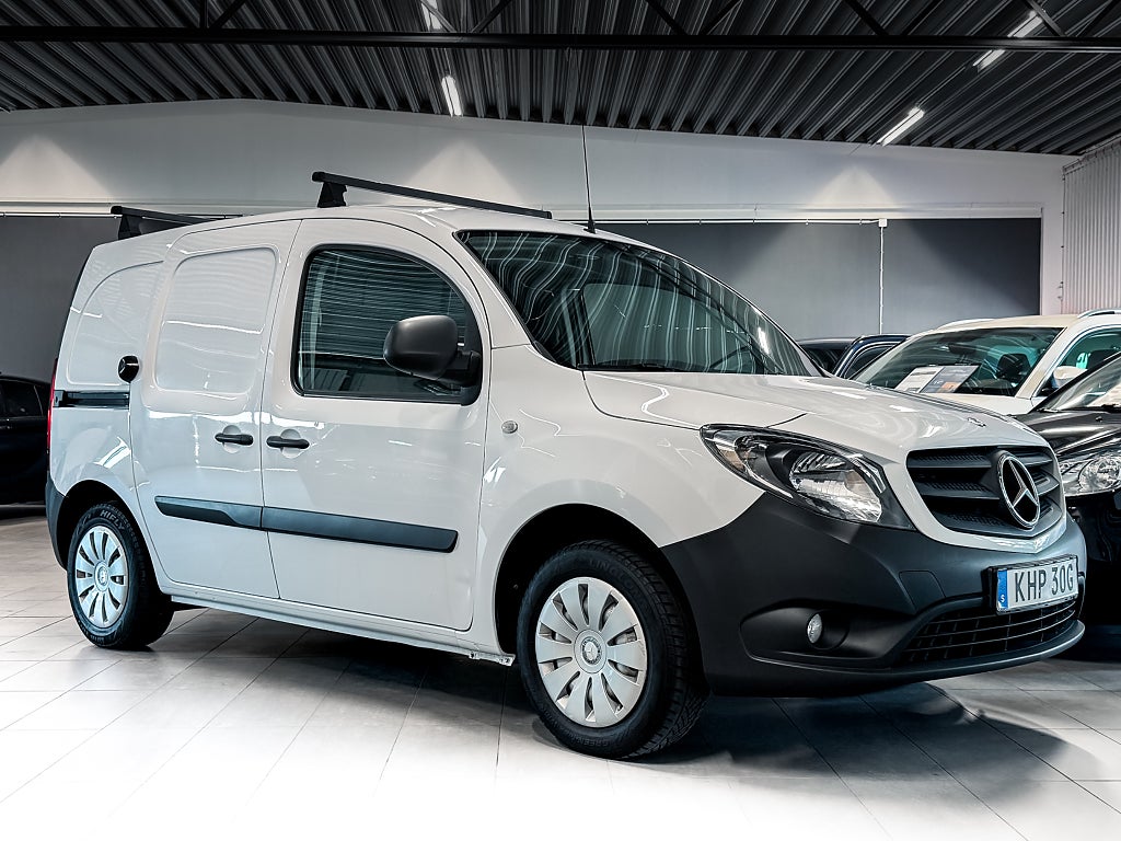 Mercedes-Benz Citan 109 CDI Euro 6 Nyservad Nybes Blackstone-lås Drag BT