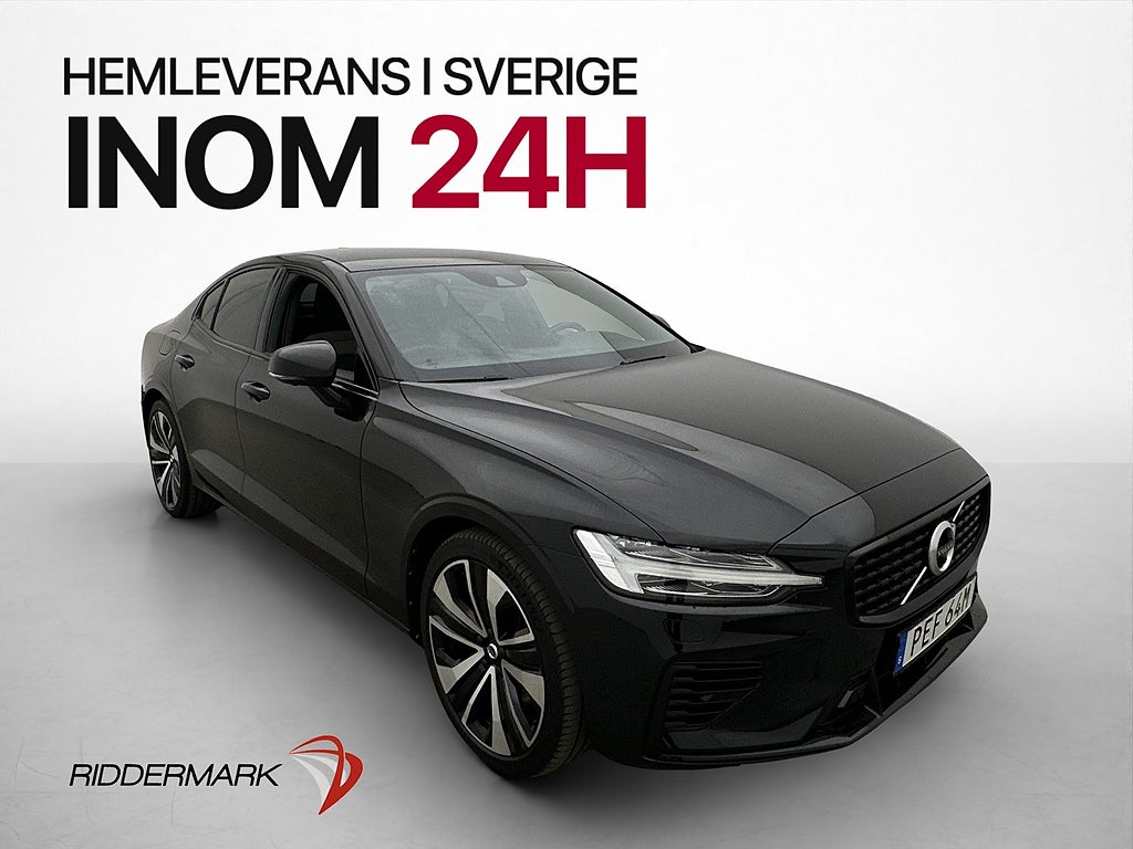 Volvo S60 T8 AWD 392hk R-Design H/K Navi 360° Värmare