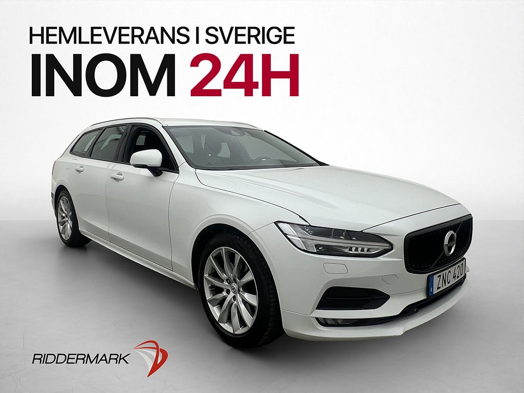 Volvo V90 T4 Momentum VOC HuD Värmare Kamera Drag