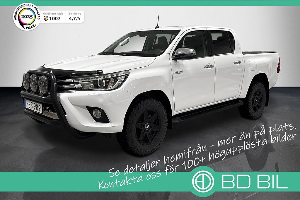 Toyota Hilux 2.4 AWD PREMIUM DRAG OFFROAD-HJUL VÄLSERVAD
