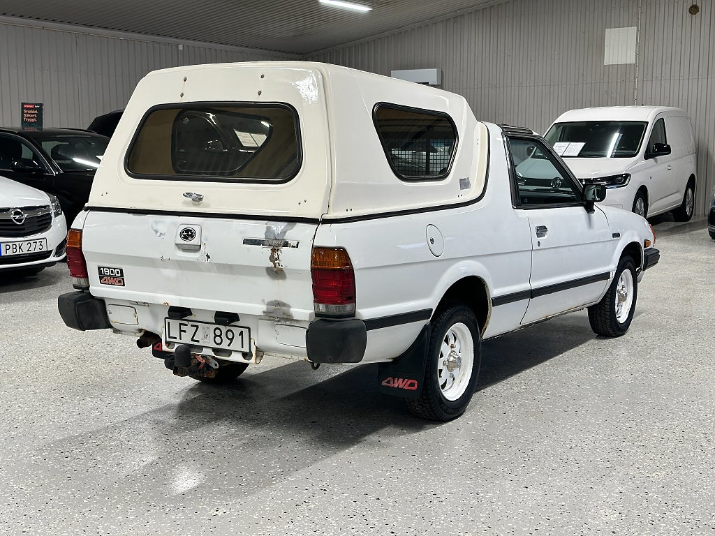 Subaru 1800 1.8l 4WD 82hk BRAT Brumby Besiktigad LÅGA MIL!