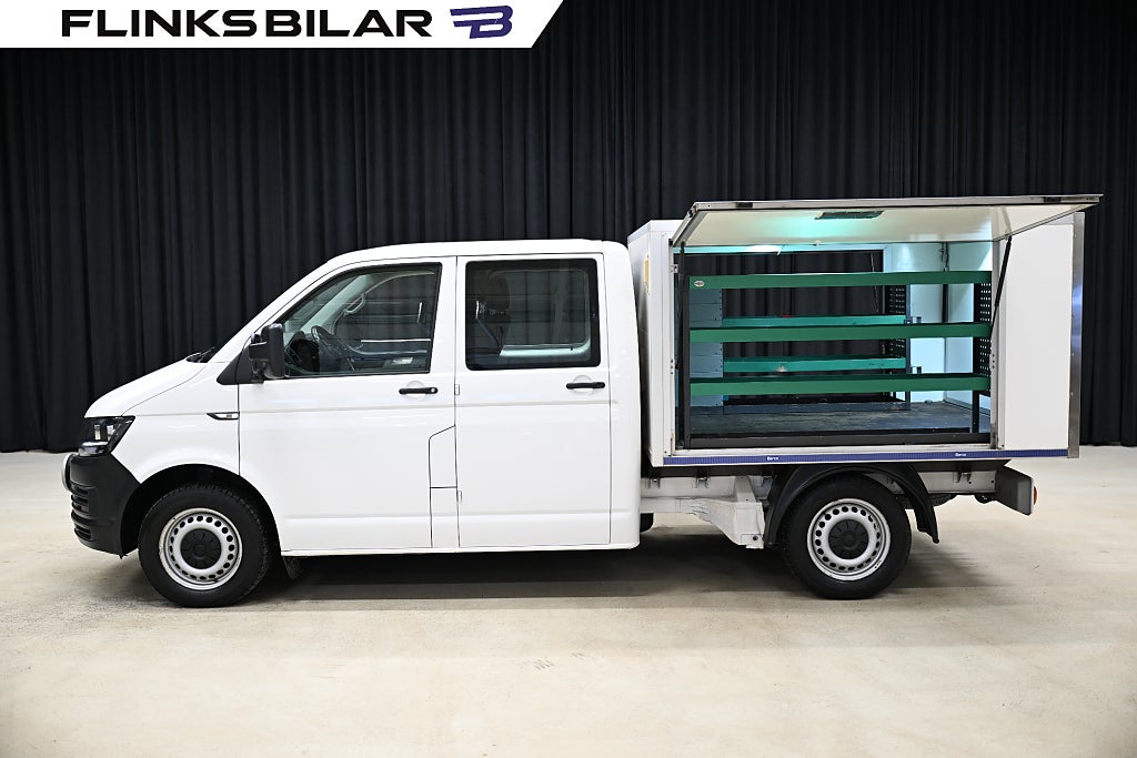 Volkswagen Transporter 4Motion 150HK Dubbelhytt|Kåpa|Inredd|Inverter||SeUtr!