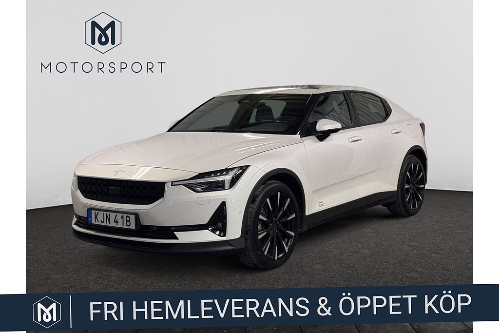 Polestar 2 Long Range Dual Motor 408hk PLUS Pilot Dragkrok