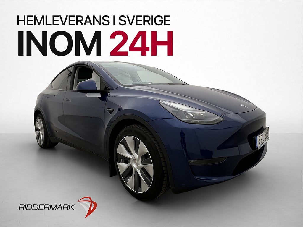 Tesla Model Y Long Range AWD Ljus interiör Svensksåld