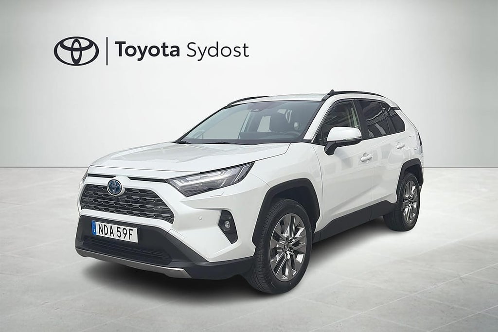 Toyota RAV4 Hybrid AWD-i 360-kamera, Elstolar, JBL, Drag